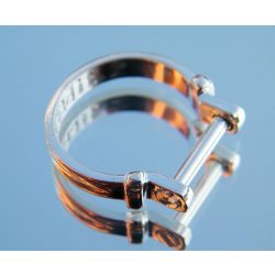   Pandora stílusú ezüstözött gyűrű alap.    Legjobb ár!