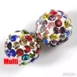 Leárazás!  Shamballa gyöngy. Kristály gyöngy. 8mm. 30 szín! Mindig akcióban!