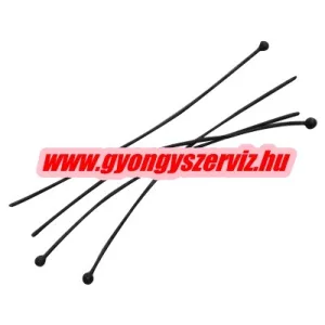 100db. Gömbfejű szerelőpálca. 0.6x35mm. Fekete szín.