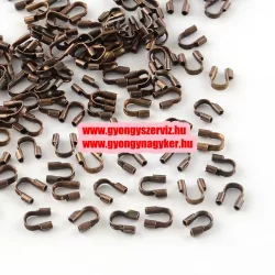 2g. Drótőr. 4.5x4x1mm. Antik réz szín.