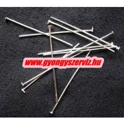 100db. Talpas szerelőpálca. 35x0.7mm. Ezüst szín.