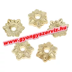 Gyöngykupak. 14K arany bevonat. 8x5mm.
