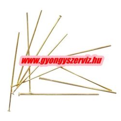 100db. Talpas szerelőpálca. 70x0.7mm. Arany szín.