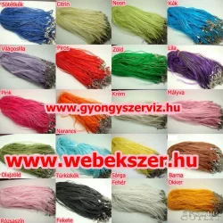   Organza nyaklánc. Nyaklánc alap. 4 szálas. 25 szín. Válassz színt!