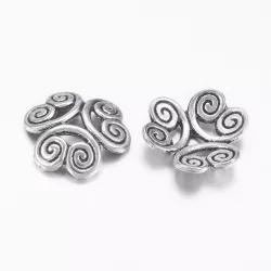 20db gyöngykupak. 13x3.5mm. Antik ezüst szín.