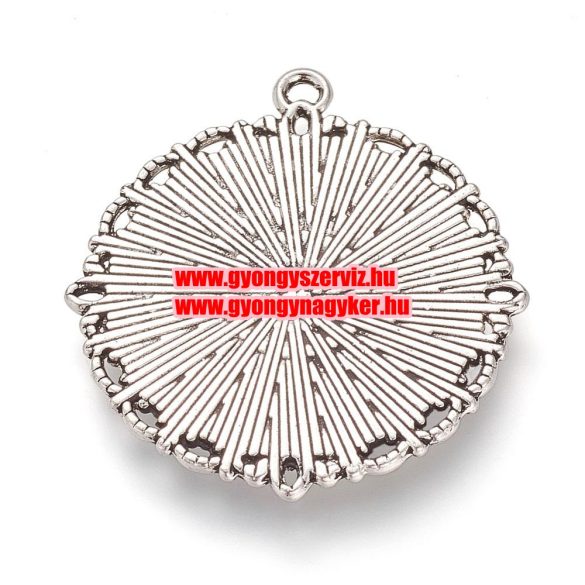 Kaboson alap. Antik ezüst szín. 25mm lencséhez.