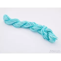   Shamballa fonal. Nylon fonal. 1.5mm. 12.5m. Türkizkék.   Legjobb ár!