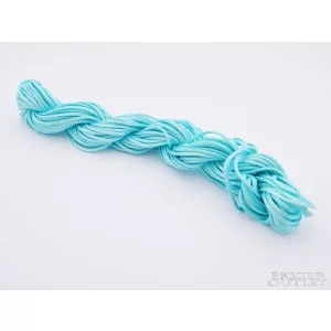 Shamballa fonal. Nylon fonal. 1.5mm. 12.5m. Türkizkék.   Legjobb ár!