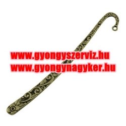 Könyvjelző alap. Antik bronz szín.