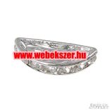 Köztes gyöngy. Rondell.  Íves, 3 szálas.    Leárazva!