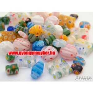 Leárazás! Gyöngy mix. Millefiori. 20g. 