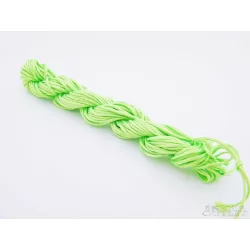   Shamballa fonal. Nylon fonal. 1.5mm. 12.5m. Neonzöld.   Legjobb ár!