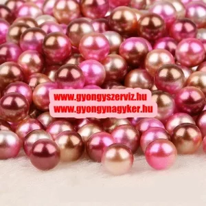 20db. Tekla gyöngy. 8mm. Két szín pink. Mindig akcióban!