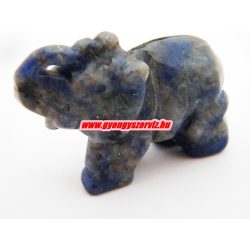 Leárazás!  Szodalit ásvány elefánt.