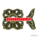 20db gyöngykupak. Fém gyöngy. 11.5x11.5x4.5mm. Antik bronz szín.    Leárazva!