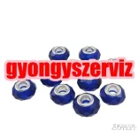 Pandora stílusú üveggyöngy. Csiszolt kristálygyöngy. 10 szín! Leárazva!