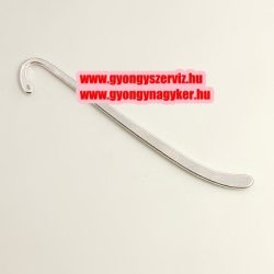 Könyvjelző alap. Ezüst szín. 8.7x1.3cm.