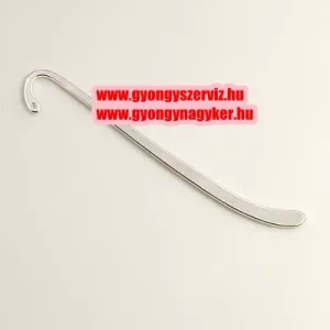 Könyvjelző alap. Ezüst szín. 8.7x1.3cm.