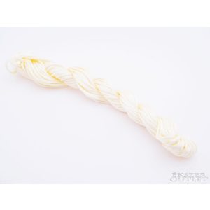 Shamballa fonal. Nylon fonal. 1.5mm. 12.5m. Krém.   Legjobb ár!