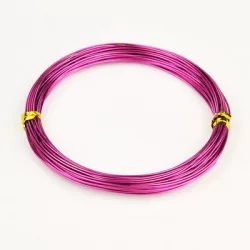 Alumínium ékszerdrót. 1mm. Pink. 5m.