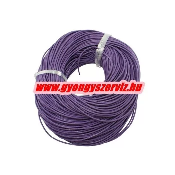 Bőr szalag, bőr zsinór. 1.5mm. Több színben!