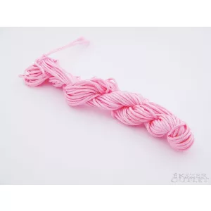 Shamballa fonal. Nylon fonal. 1.5mm. 12.5m. Rózsaszín.   Legjobb ár!