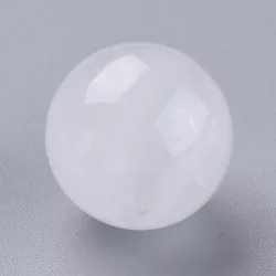   Hegyikristály ásványgyöngy. Marokkő, harmónia gyöngy. 18mm.