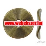 Leárazás! 20db. Fémgyöngy. Fém köztes gyöngy. 10x1mm. Mindig akcióban!