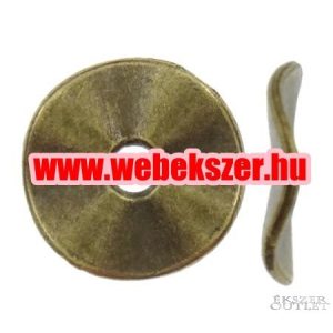 Leárazás! 20db. Fémgyöngy. Fém köztes gyöngy. 10x1mm. Mindig akcióban!