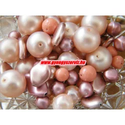   Kiárusítás!  Cseh üveg tekla gyöngymix. Pink. 20g/csomag. Mindig akcióban!