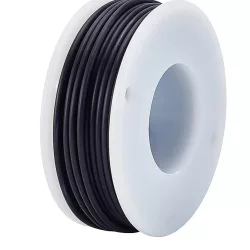 16m. Alumínium ékszer drót. 1.2mm. Fekete.