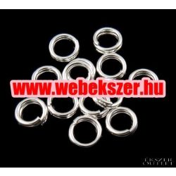   100db. Dupla szerelő karika. 6x1mm. 2 színben. Válassz színt!   Alacsony ár !