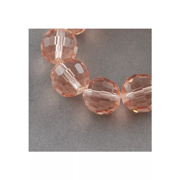 Leárazás!  10db. Csiszolt üveggyöngy, 8mm. Válassz színt!