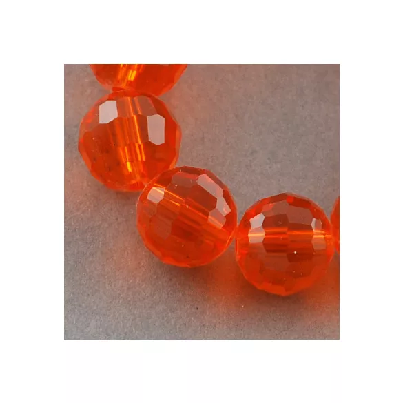 Leárazás!  10db. Csiszolt üveggyöngy, 8mm. Válassz színt!