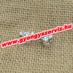   Pandora stílusú fémgyöngy. Charm. Elefánt. 12x8mm. Leárazva!