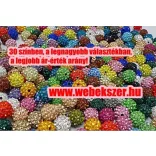Leárazás!  Shamballa gyöngy. Kristály gyöngy. 10mm. 28 szín! Válassz színt! Mindig akcióban!