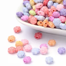 50db. Műanyag virág. 7.5x5mm. Mix.