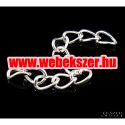 20db. Lánc hosszabbító lánc. Ezüst szín. Leárazva!
