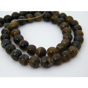 Labradorit ásványgyöngy. 8mm. II osztály.