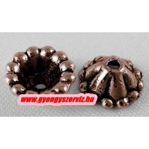 20db gyöngykupak. 8x3mm. Antik réz szín.