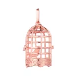 Leárazás! Angyalhívó medál. kalitka. Rózsaarany szín.