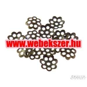 100db gyöngykupak. 6x1mm. Antik bronz szín.  Leárazva!