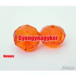 Kiárusítás!  10db. Csiszolt üveggyöngy.1 db. 12 mm. 10 szín!  Mindig akcióban!