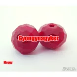 Kiárusítás!  10db. Csiszolt üveggyöngy.1 db. 12 mm. 10 szín!  Mindig akcióban!