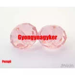 Kiárusítás!  10db. Csiszolt üveggyöngy.1 db. 12 mm. 10 szín!  Mindig akcióban!