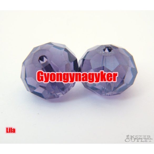 Csiszolt üveggyöngy.1 db. 12 mm. 10 szín!  Mindig akcióban!