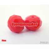 Kiárusítás!  10db. Csiszolt üveggyöngy.1 db. 12 mm. 10 szín!  Mindig akcióban!