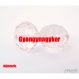 Kiárusítás!  10db. Csiszolt üveggyöngy.1 db. 12 mm. 10 szín!  Mindig akcióban!