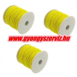 10m. Gumizsinór, kalapgumi. 0.8mm. Neon sárga.
