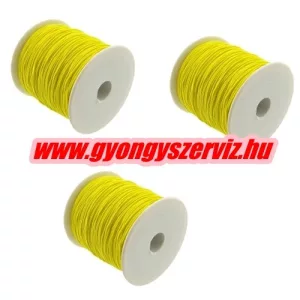 10m. Gumizsinór, kalapgumi. 0.8mm. Neon sárga.
